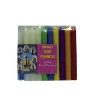 Vela Bujía Novena a Siete Potencias